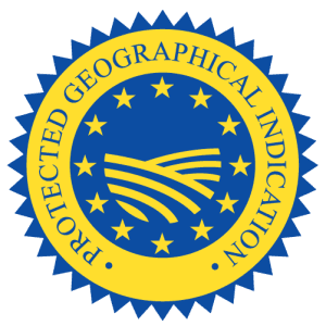 Protected Geographical Indication badge for Armagh Bramley apples